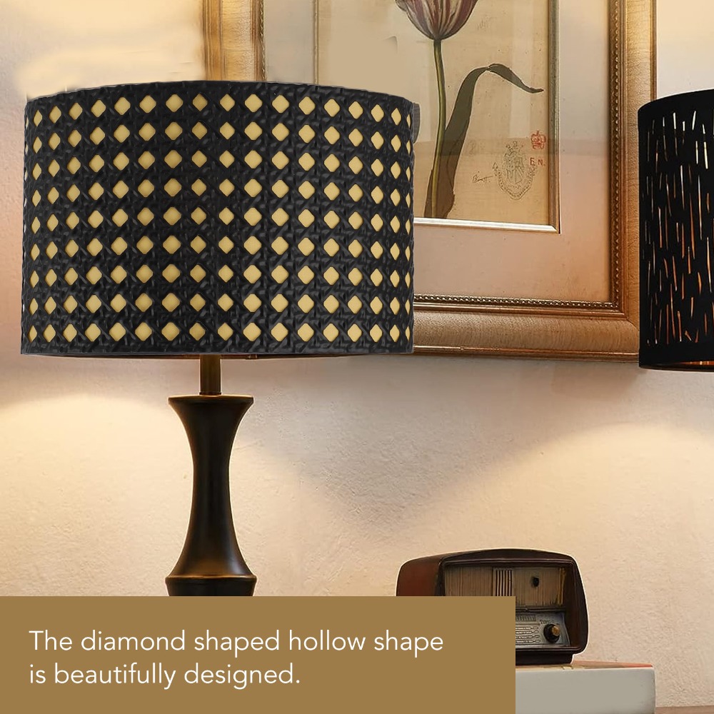 Geometric Lamp Shade - Nowoczesny żelazny abażur z geometrycznym wzorem,