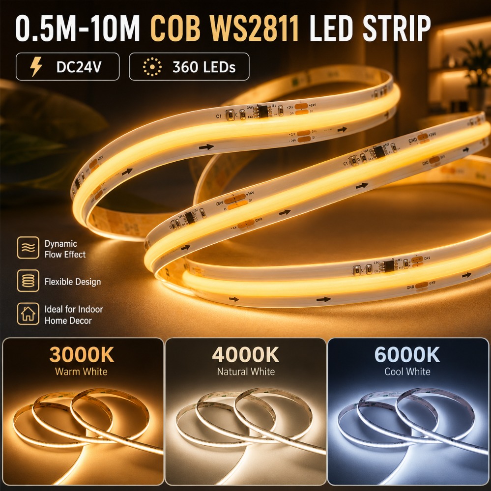 Decor Lighting Address - Taśma LED DC24V WS2811 COB Adresowalna
