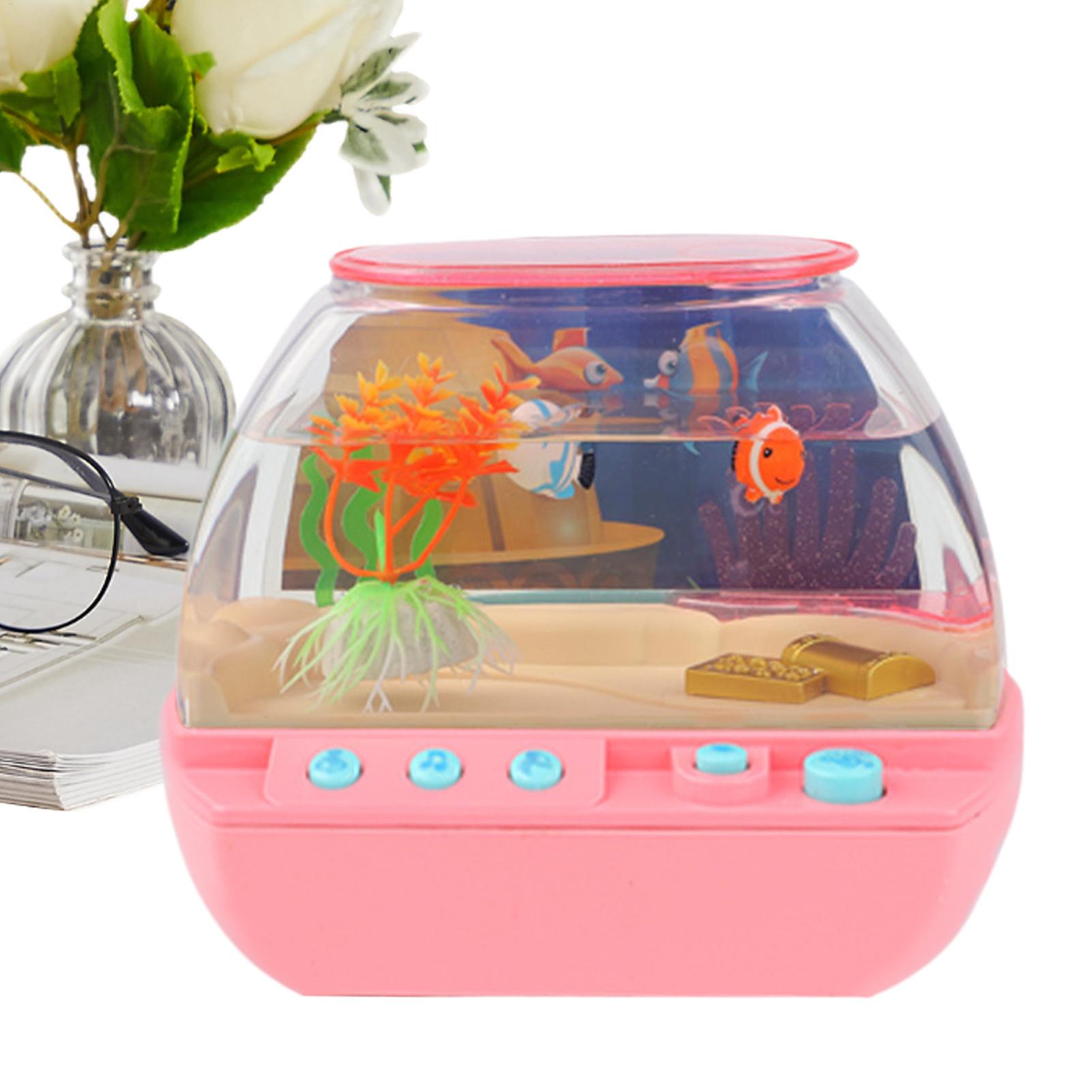 Home Lighting And Decor - Zabawka Akwarium Dekoracja Domu z Muzyką