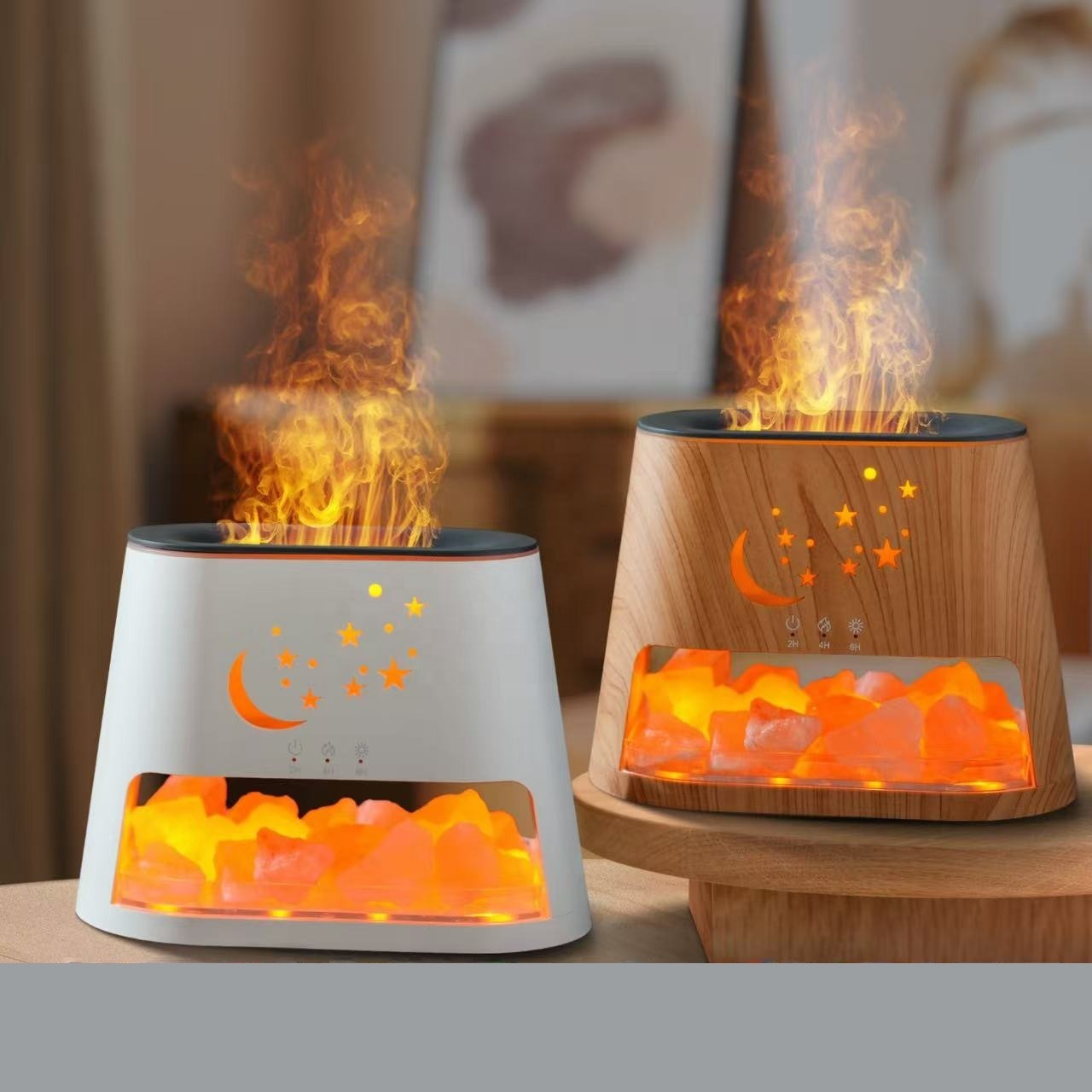 Himalayan Salt Lamp - Dyfuzor olejków eterycznych 250 ml z
