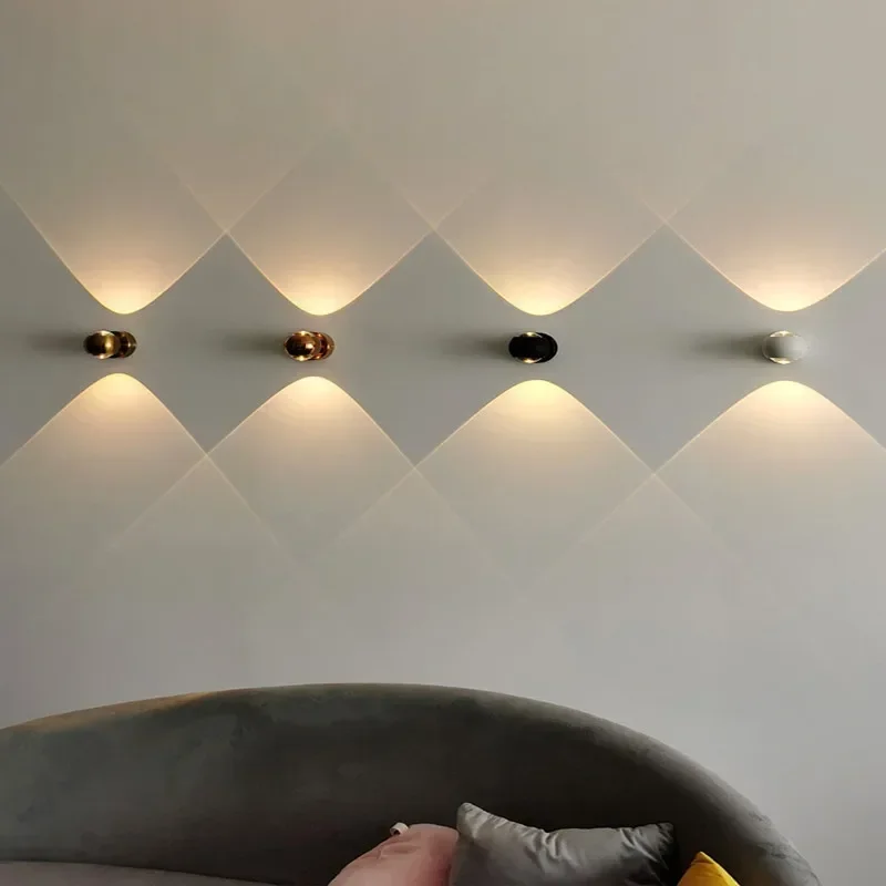Lighting Decoration On Wall - Nordycka Lampa Ścienna LED z Aluminiu