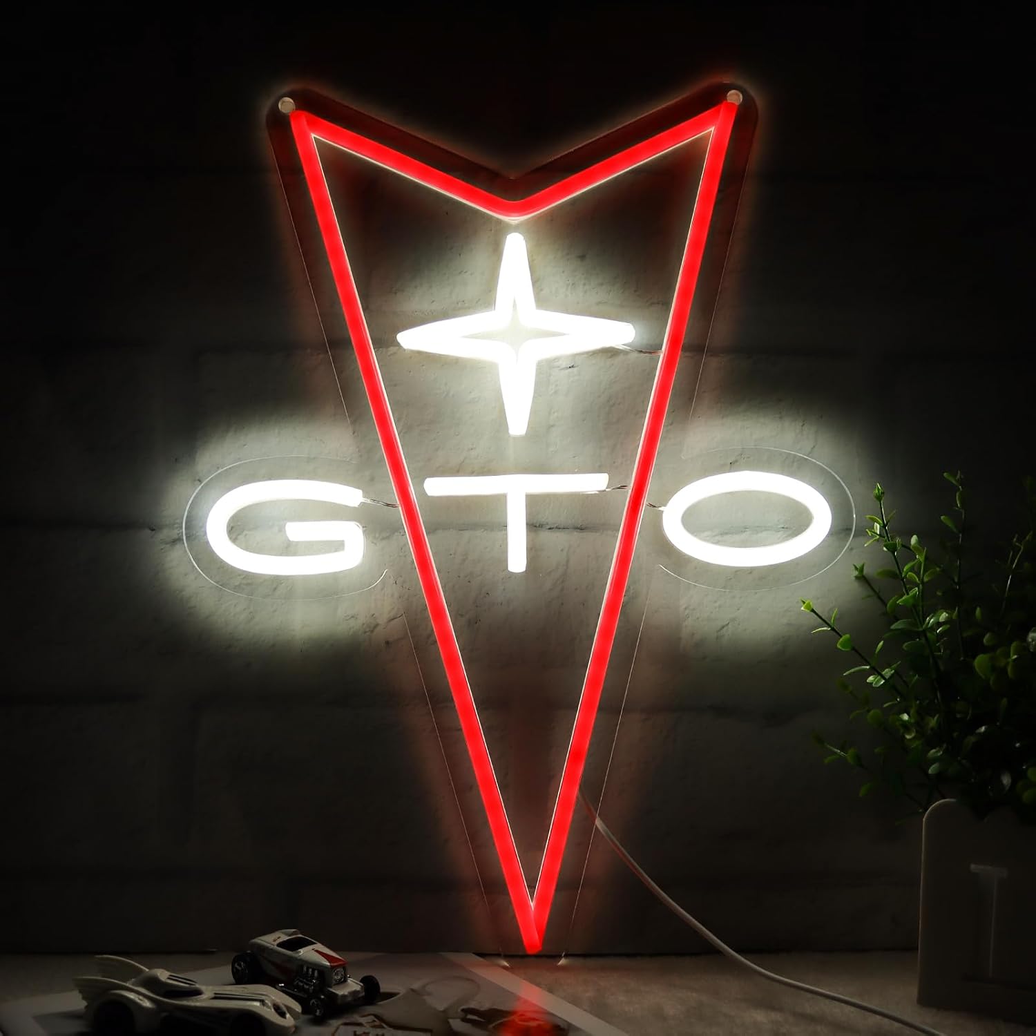 Garage Lighting Decor - Neonowy szyld LED, komercyjny, do dekoracji