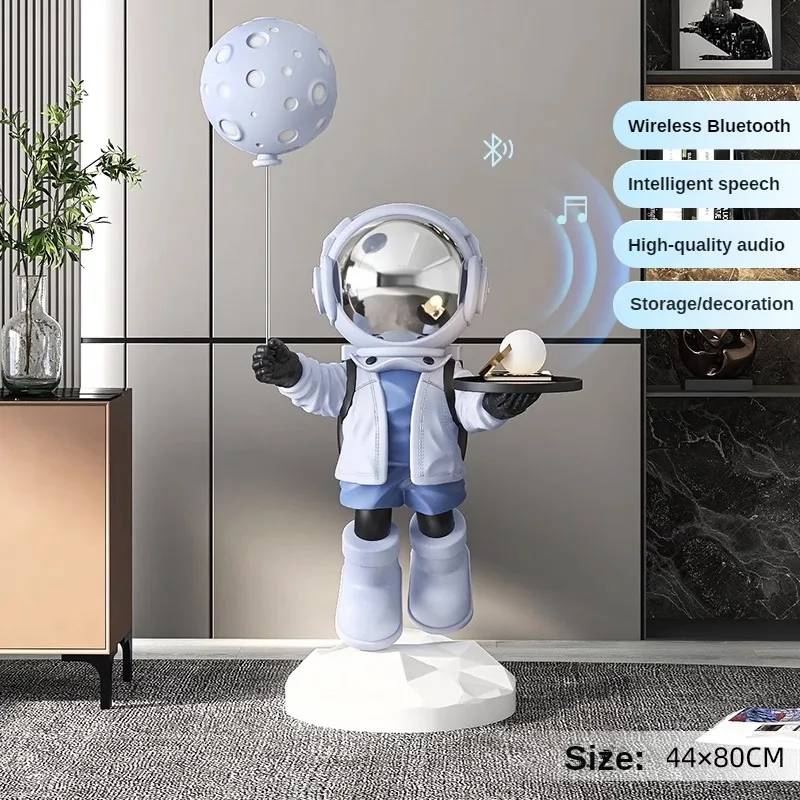 Decor Lighting Floor Lamps - 80CM Duża Figurka Astronauty Stojąca na