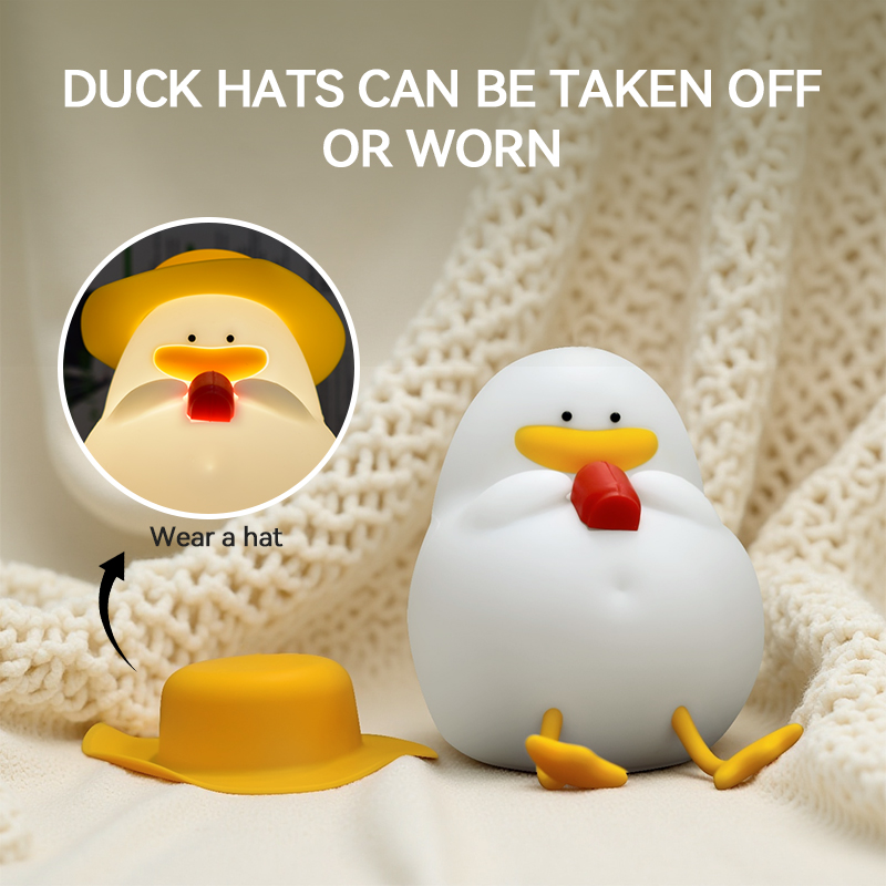 Home Lighting And Decor - Lampka Nocna Happy Duck, Dotykowa Lampka