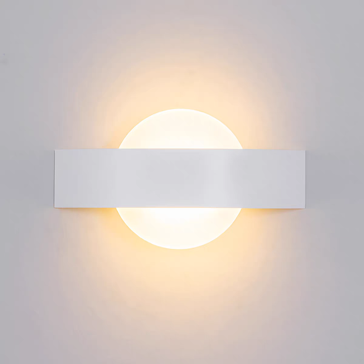 Geometric Lamp Shade - Lampa ścienna LED z akrylu, nowoczesna,