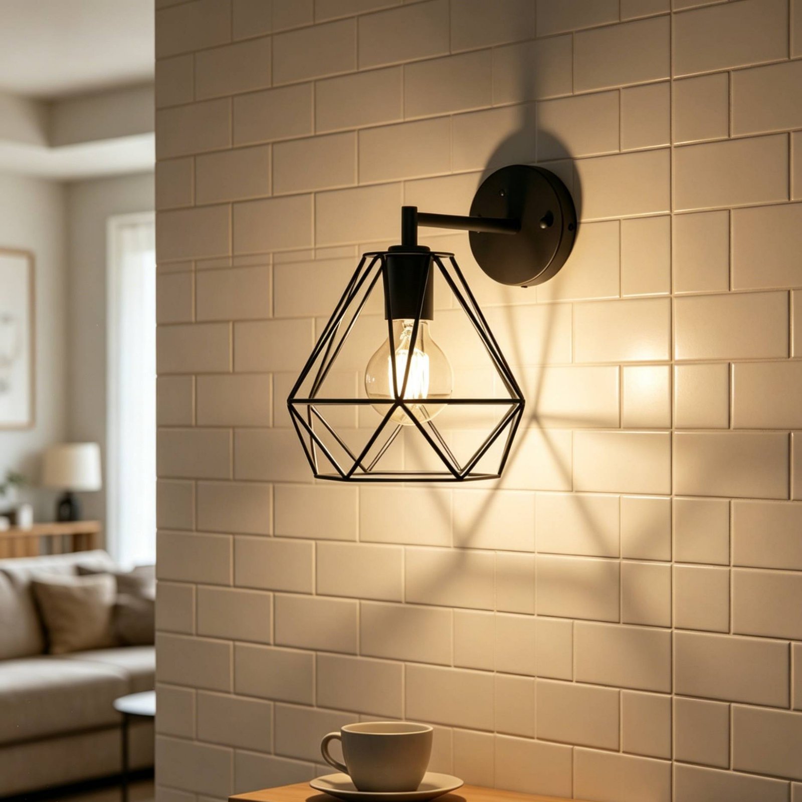 Geometric Lamp Shade - Klosz do lampy w kształcie diamentu,