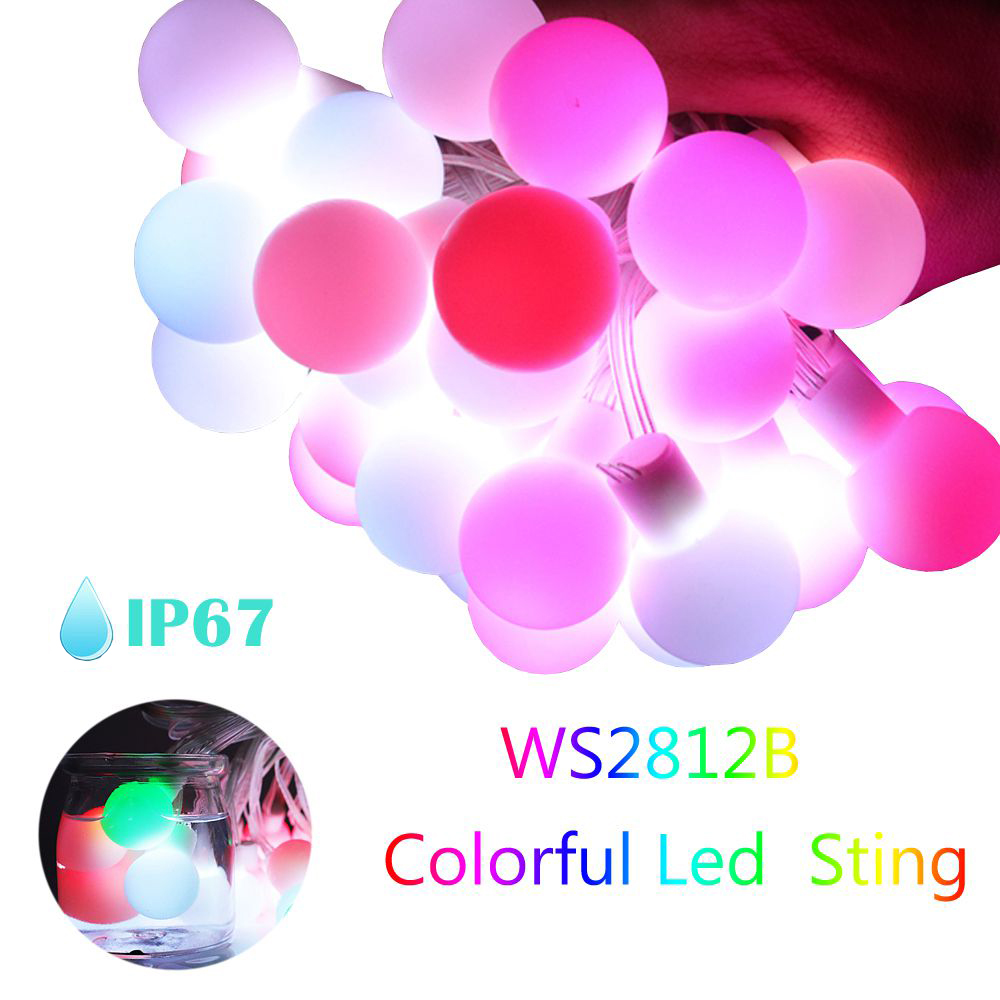 WS2812b LED okrągła kula łańcu – Decor Lighting Address recenzja i cena