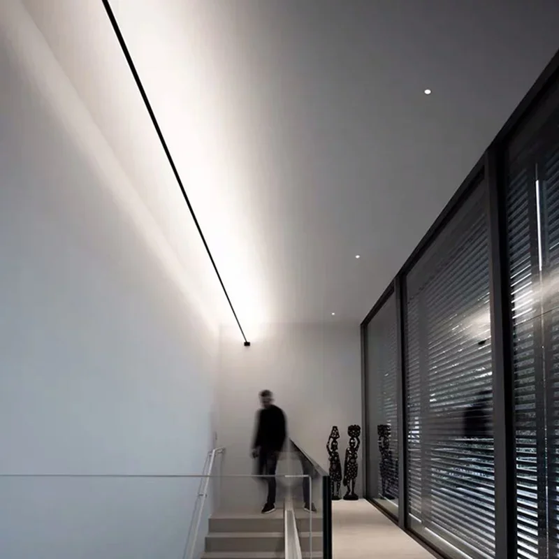 Nowoczesna Czarno-Biała Liniow – Lighting Decoration On Wall recenzja i cena
