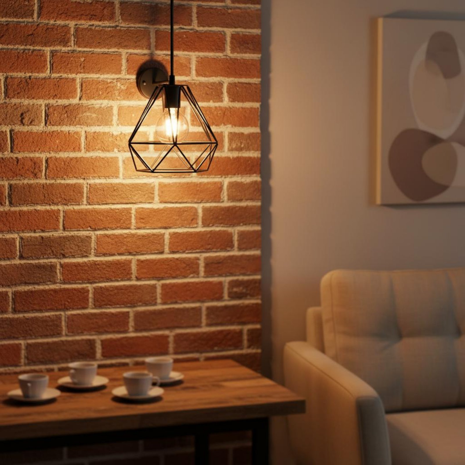 Abażur w kształcie rombu, mini – Geometric Lamp Shade recenzja i cena