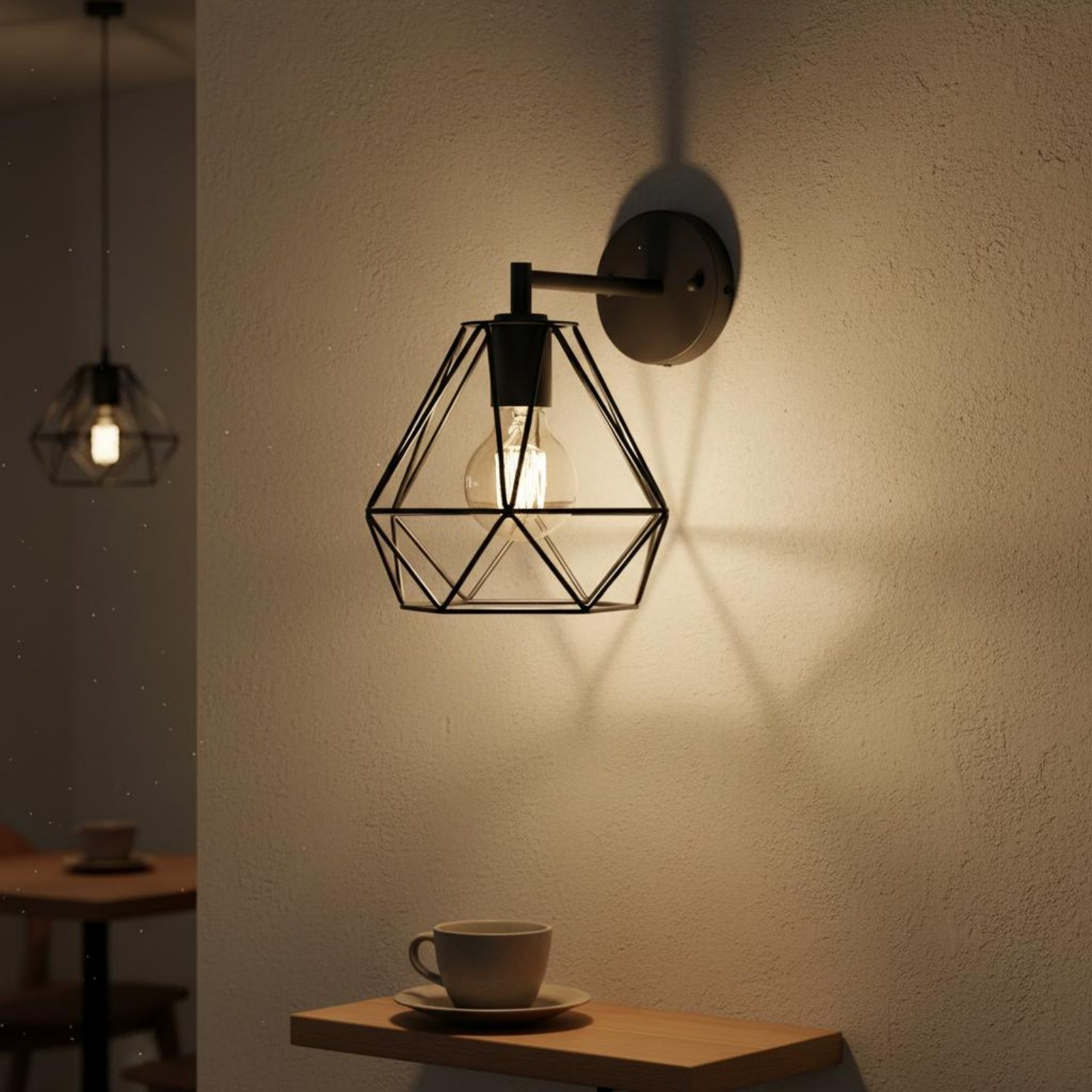 Abażur w kształcie rombu, mini – Geometric Lamp Shade recenzja i cena