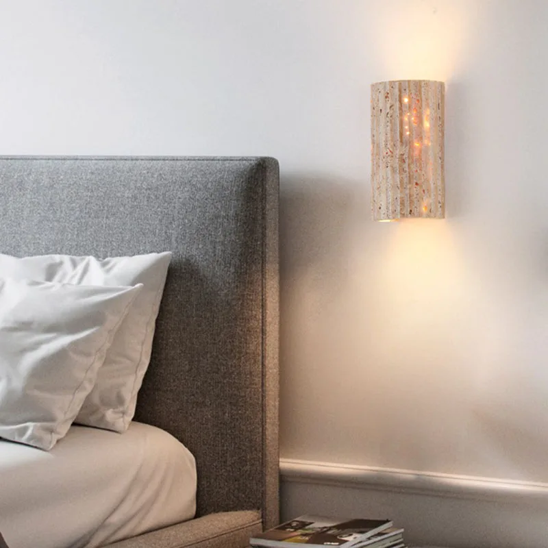 Żółta lampa ścienna z kamienia – Lighting Decoration On Wall recenzja i cena