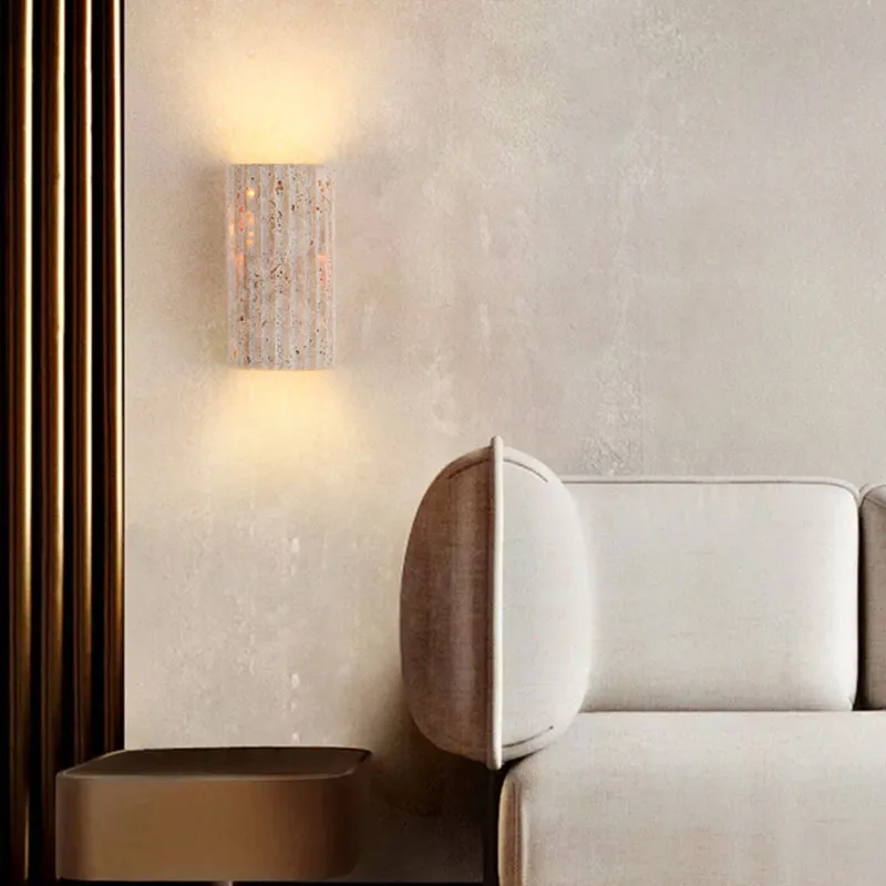 Żółta lampa ścienna z kamienia – Lighting Decoration On Wall recenzja i cena