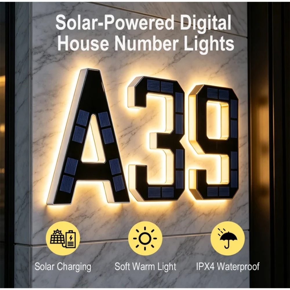 Solarna tabliczka z numerem do – Decor Lighting Address recenzja i cena