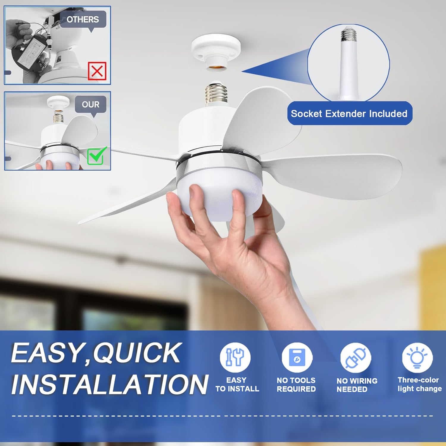 Wentylator z gniazdem na żarów – Home Lighting And Decor recenzja i cena
