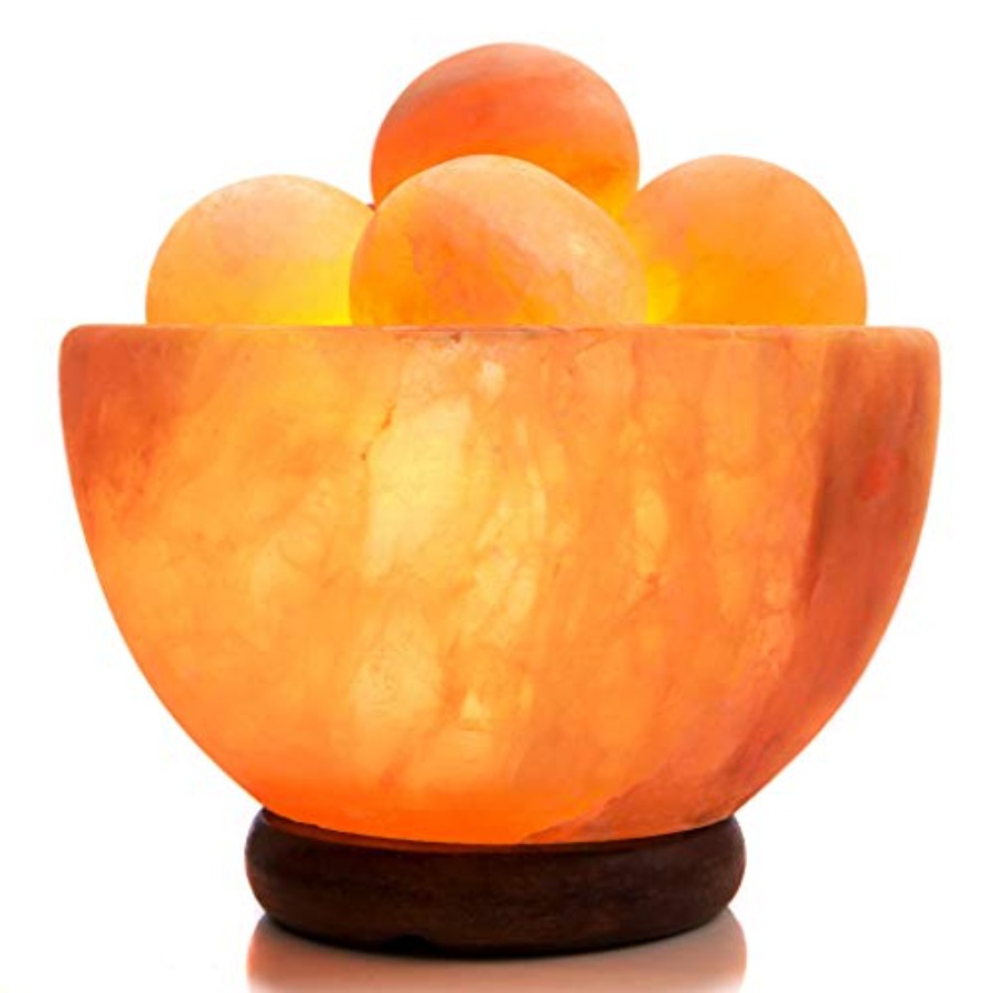 Lampa solna himalajska z 6 kul – Himalayan Salt Lamp recenzja i cena