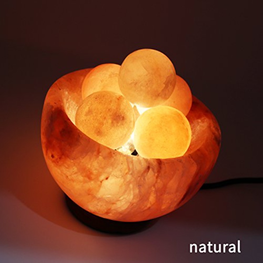 Lampa solna himalajska z 6 kul – Himalayan Salt Lamp recenzja i cena
