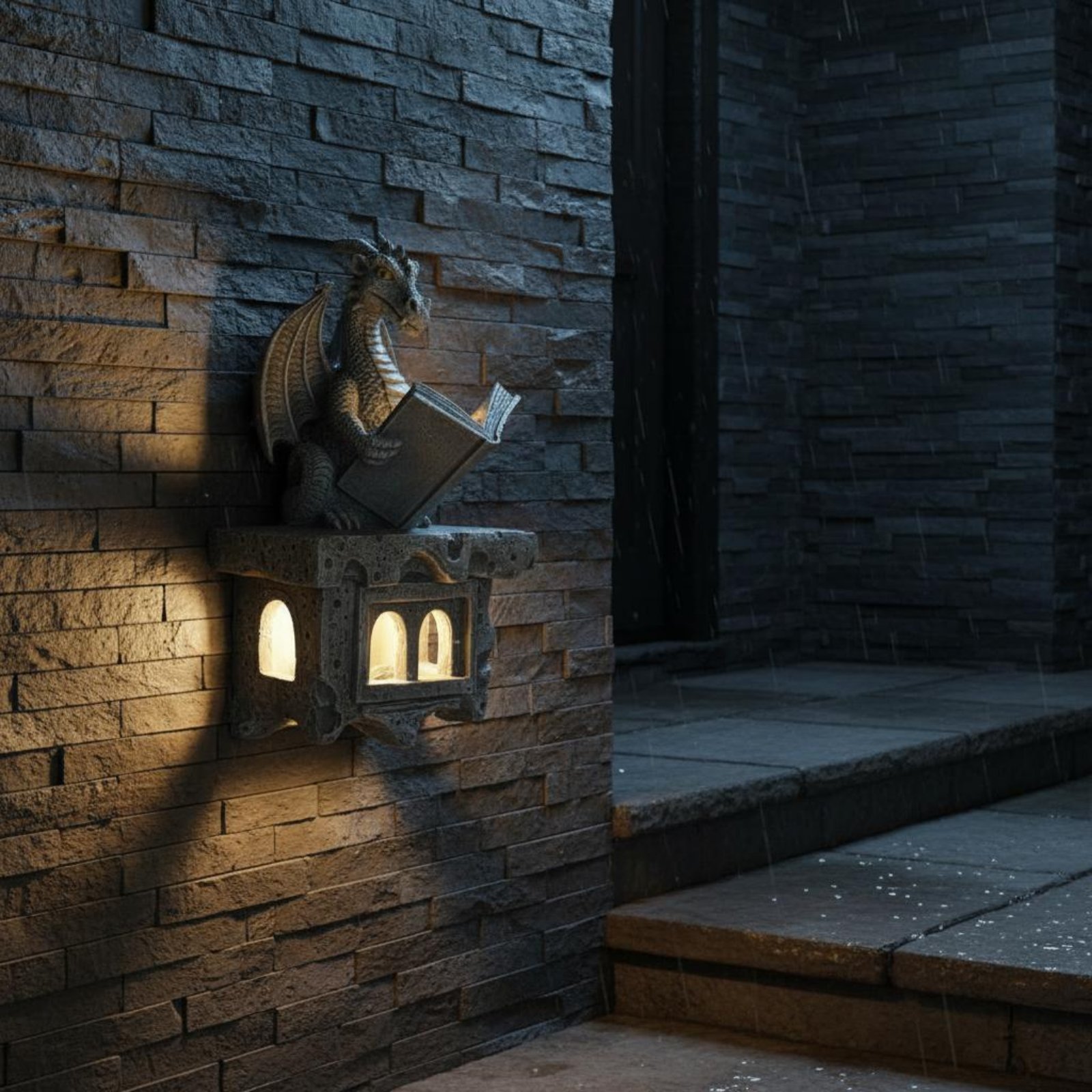 Solarna Lampa Ścienna Wyvern A – Lighting Decoration On Wall recenzja i cena