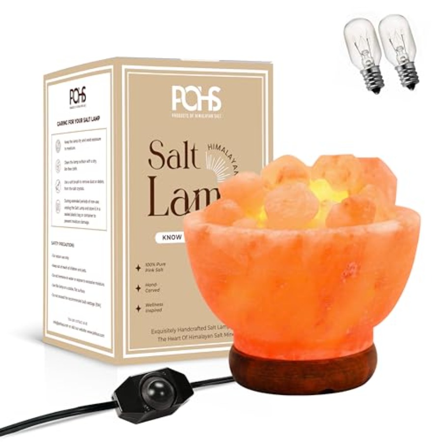 Autentyczna lampa solna himala – Himalayan Salt Lamp recenzja i cena
