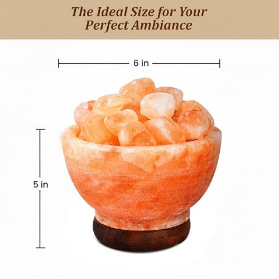 Autentyczna lampa solna himala – Himalayan Salt Lamp recenzja i cena