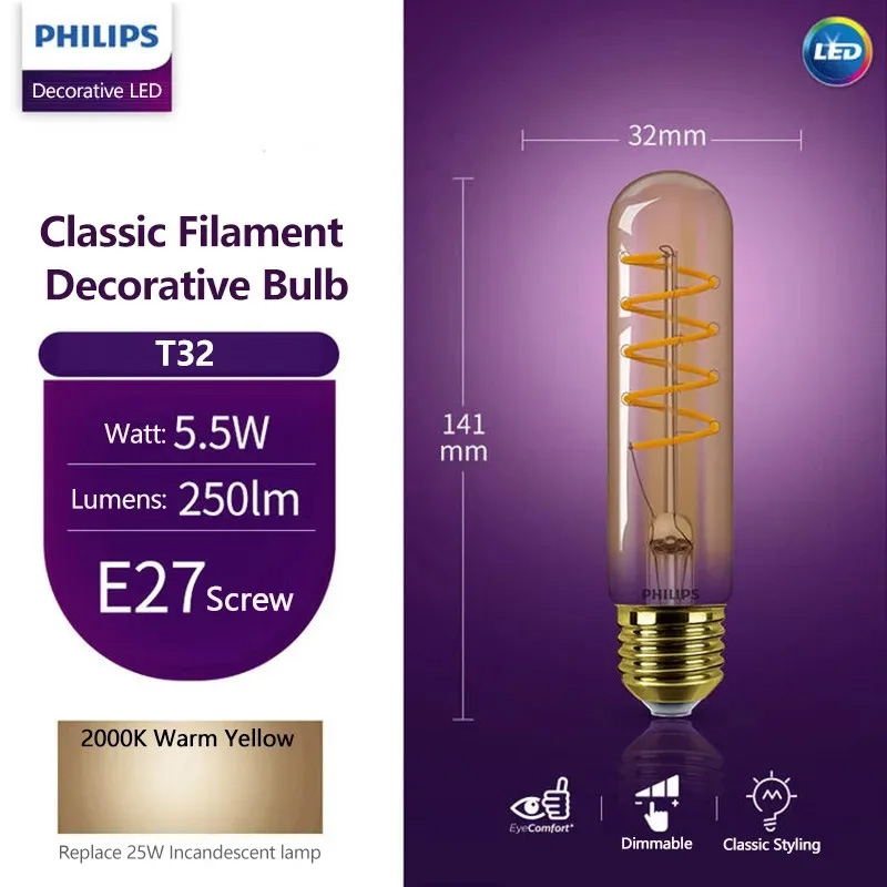 Philips LED T32 Classic Filame – Philips Bulb Led Classic recenzja i cena