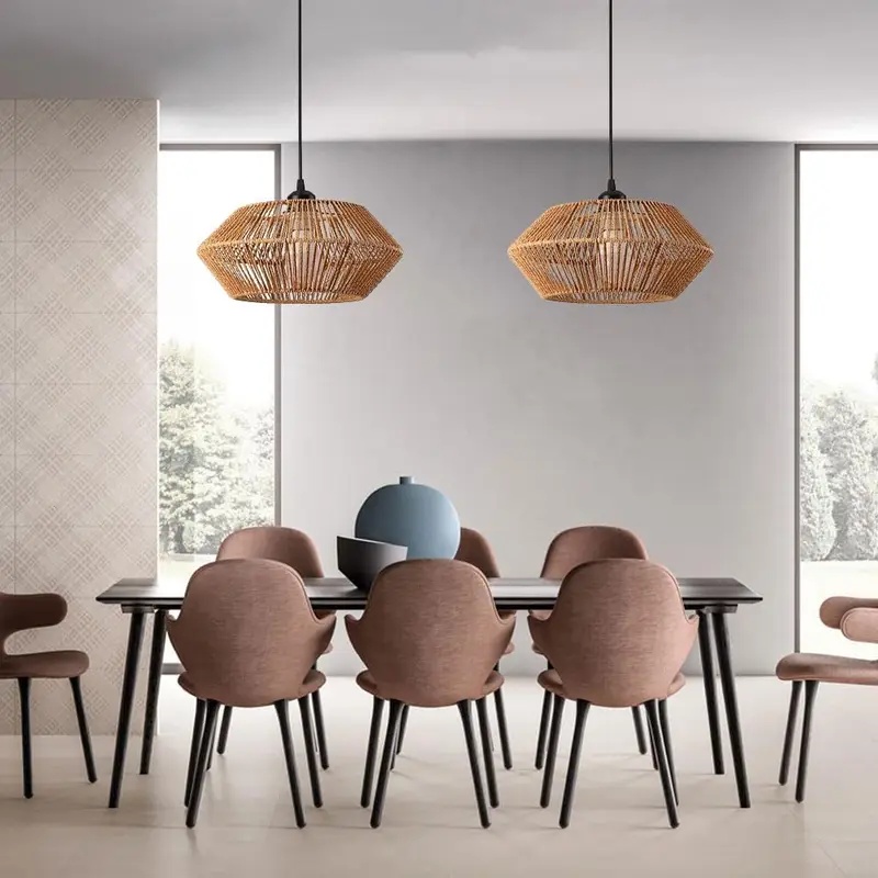 Lampa wisząca w stylu boho z r – Geometric Lamp Shade recenzja i cena