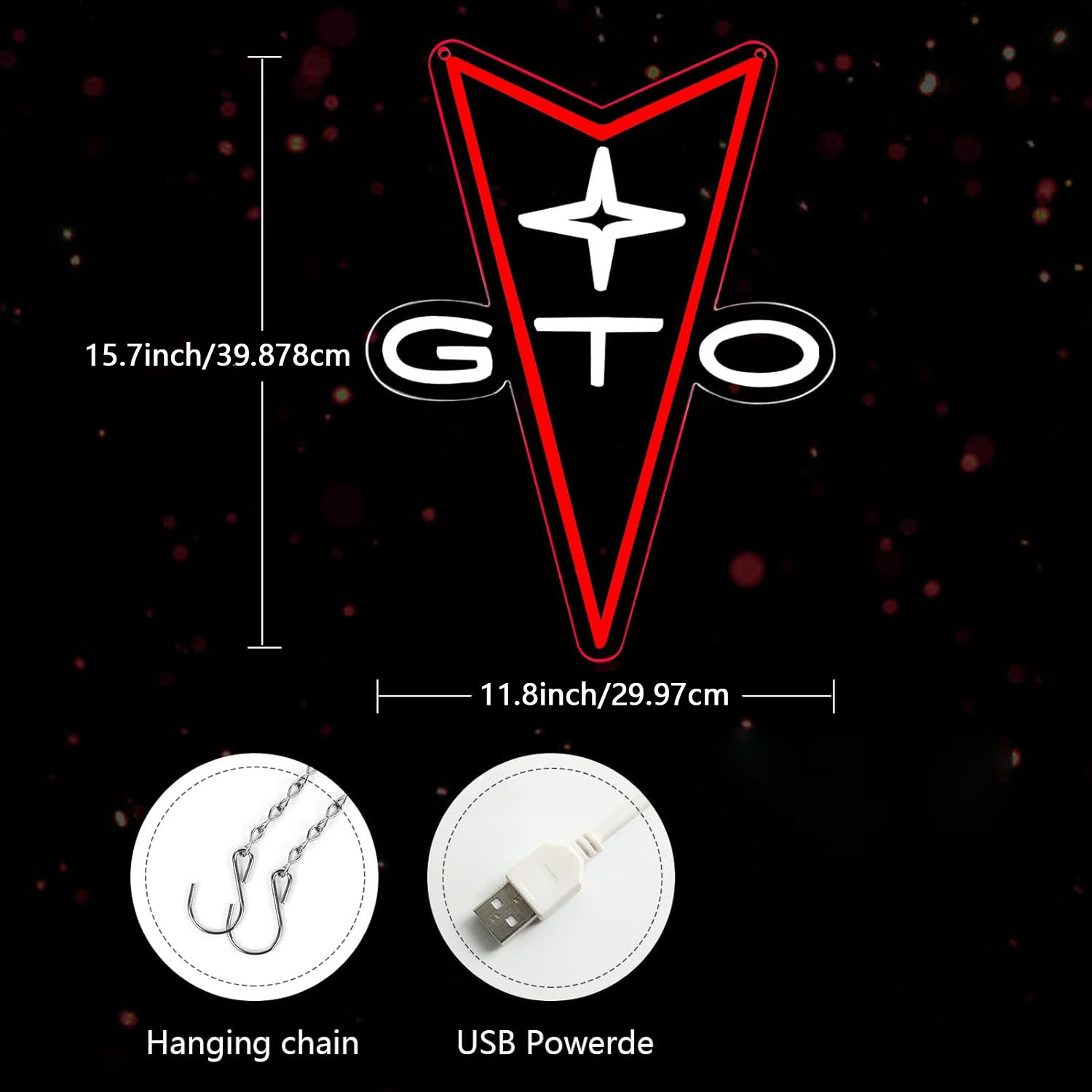 Neonowy szyld LED, komercyjny, – Garage Lighting Decor recenzja i cena