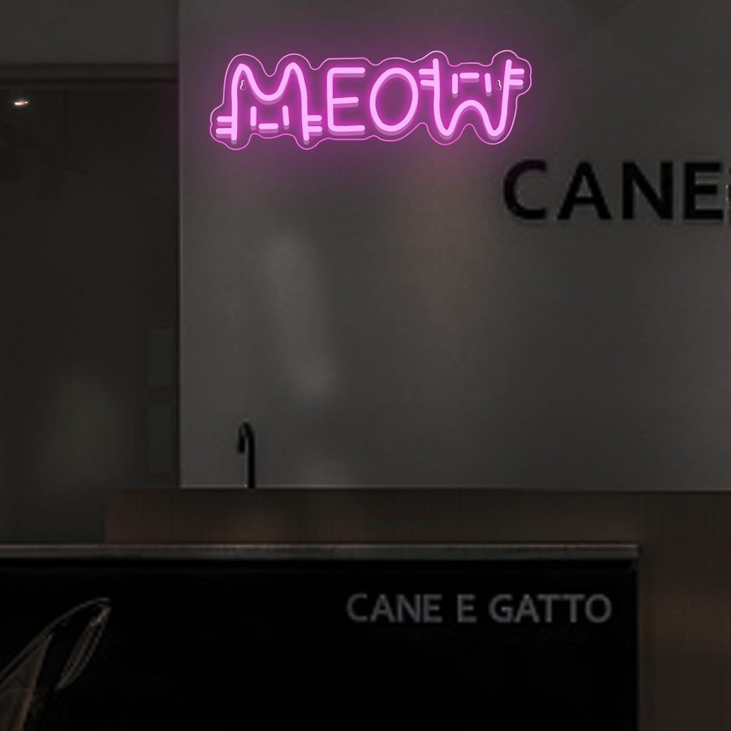 Neonowy Znak Meow Kot, Zasilan – Home Lighting And Decor recenzja i cena