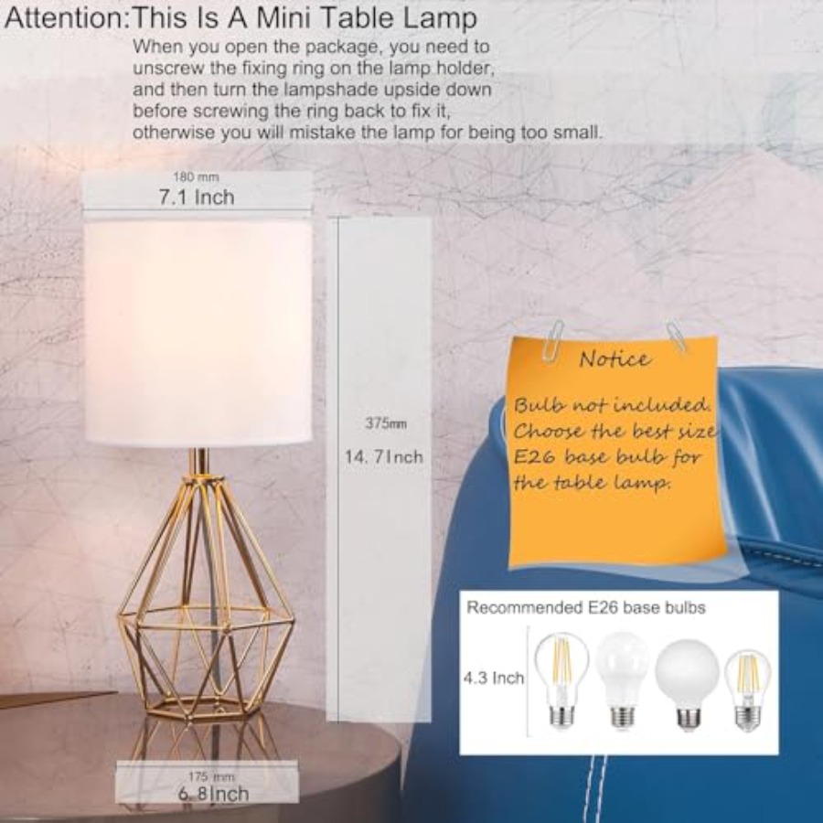 Nowoczesna lampka nocna do syp – Geometric Lamp Shade recenzja i cena