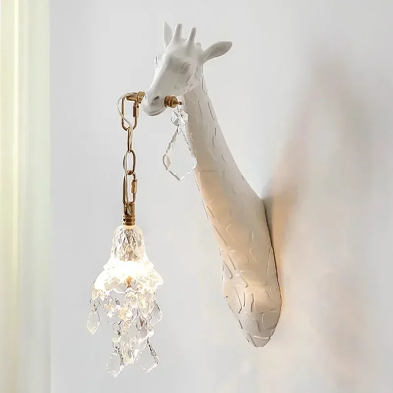 Nordic New Żywica Żyrafa LED K – Lighting Decoration On Wall recenzja i cena