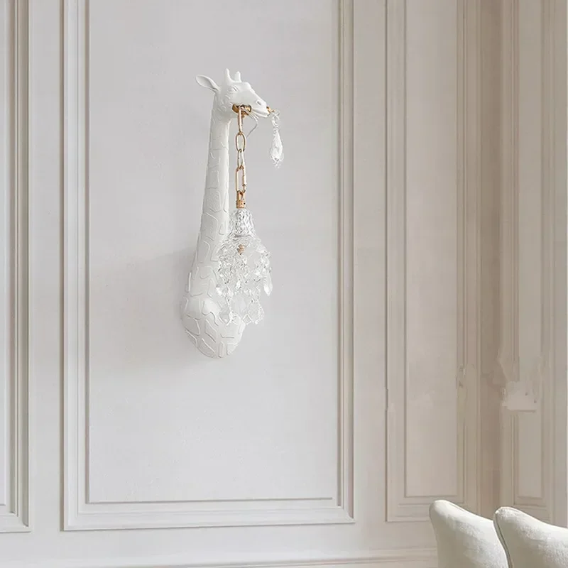 Nordic New Żywica Żyrafa LED K – Lighting Decoration On Wall recenzja i cena