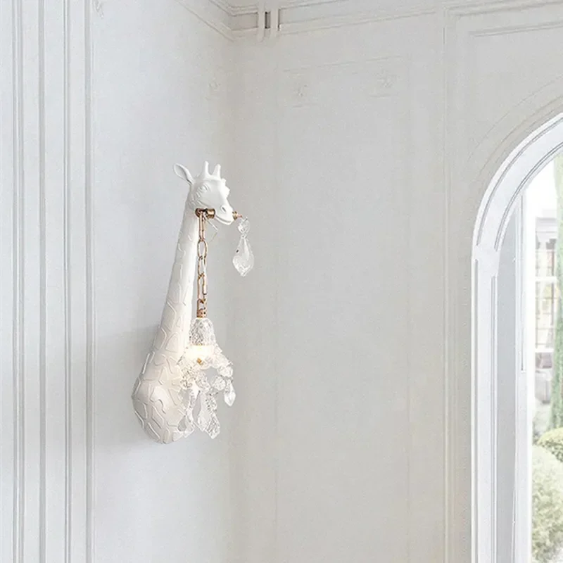 Nordic New Żywica Żyrafa LED K – Lighting Decoration On Wall recenzja i cena