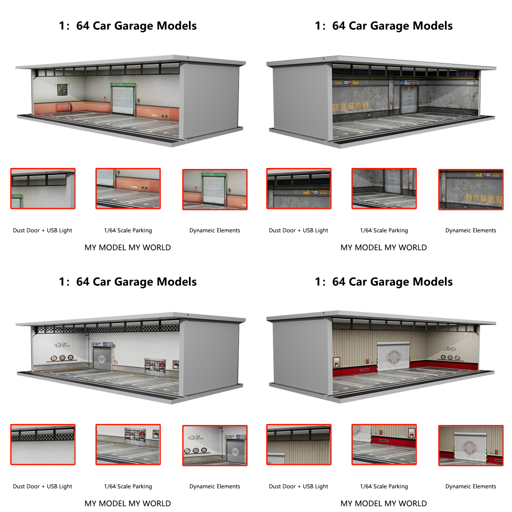 Diorama garażu samochodowego w – Garage Lighting Decor recenzja i cena