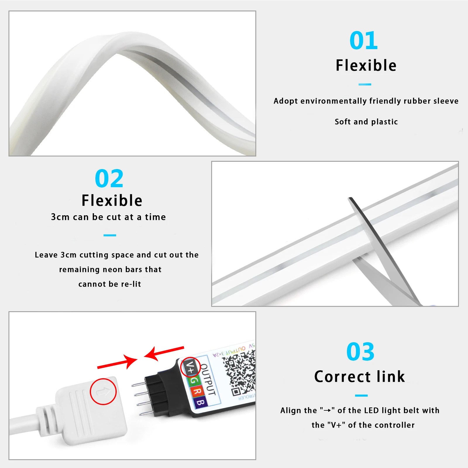 Taśma LED Neon RGB 1-5m, 5V US – Home Lighting And Decor recenzja i cena
